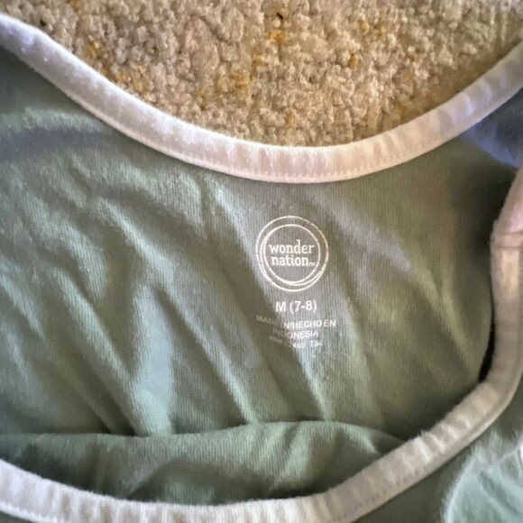 Wonder Nation Girls Sleeveless Romper – Size M (7/8) - Picture 3 of 3